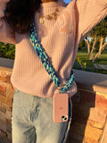 Cross phone strap