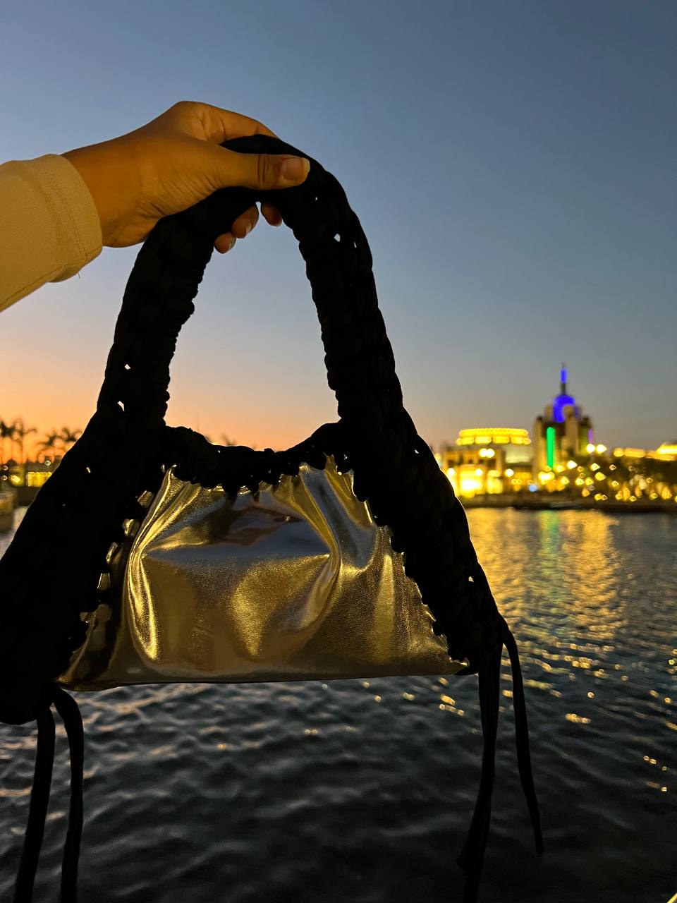 Silver bag