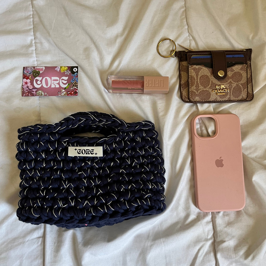 Glitter clutch